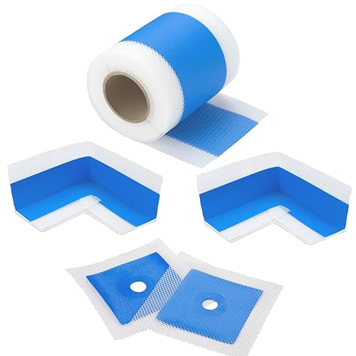 Bauhandel24 set nastri sigillanti D11 nastro sigillante 10 m 2 angoli interni 2 manicotti bandella impermeabilizzante nastro sigillante impermeabile doccia sigillante per doccia piastrelle bagno - Honorern