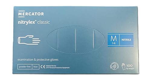 Guanti in nitrile neri NITRYLEX BLACK, taglia: XL - 100 pezzi, Guanti protettivi monouso, senza rivestimento in polvere, colore nero coprente opaco, testurizzati sulla punta delle dita, senza lattice - Honorern