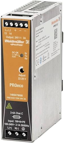 Weidmüller 1469470000 PRO ECO 72W 24V 3A Connect Power Proeco monofase - Honorern
