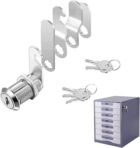 Serratura per Cassetta Sicurezza Postale 16mm,Serratura per Cassetta Delle Lettere,Serratura Cassetta Postale,con 5 Chiavi,con 5 Diverse Piastre di Bloccaggio,per le Porte Gli Armadi - Honorern