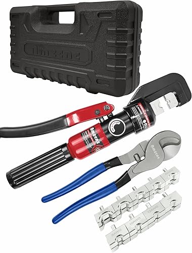 AMZCNC 10 tonnellate 9 muore piegatrice idraulica, strumento di piegatura idraulico 4-70mm², piegatore terminale dell'ansa del cavo della batteria del cavo - Honorern