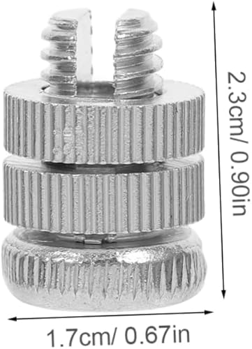 2 Set Di Connettori Per Cavi Di Recinzione Elettrica Morsetto Con Giunto A Bullone Diviso Kit Di Accessori Per Recinzione Versatile in Lega Di Alluminio 10 Pezzi*2 - Honorern