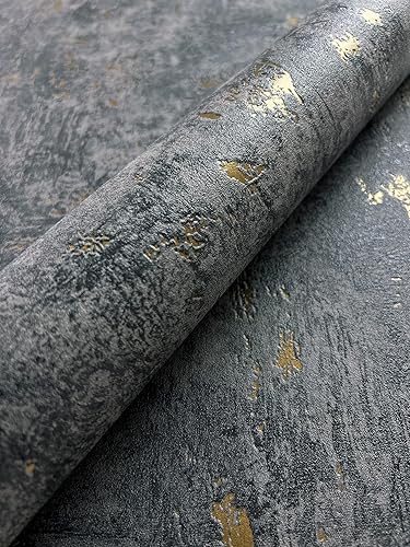 carta da parati Beige Calcestruzzo Tessuto non Tessuto - Moderno Crema Cemento Metallico Industriale - Honorern