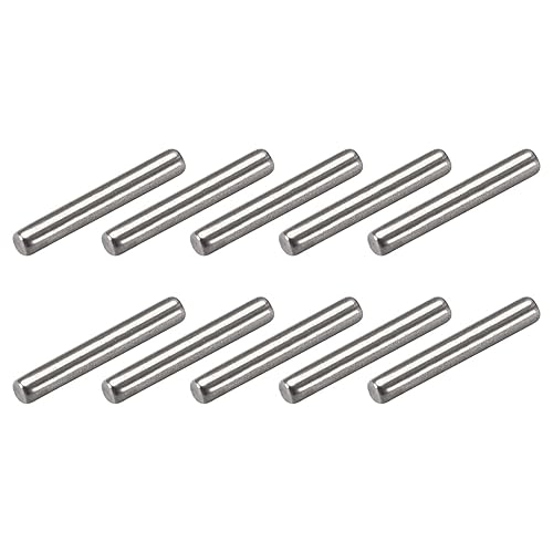 Tassello Perno (1,5x10mm) 25pz, 304 Acciaio Inox Scaffale Supporto Pioli Perno Fissaggio Elementi - per Metallo Dispositivi, Mobili Installazione, Industriale, Fai da Te - Honorern