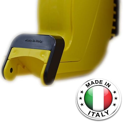 Chiocciola eliminacode gialla completa di staffa per fissaggio - Honorern