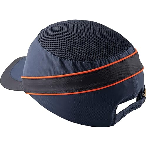 Delta Plus – Cappello antiurto, in poliammide, con interno beige, grigio - Honorern