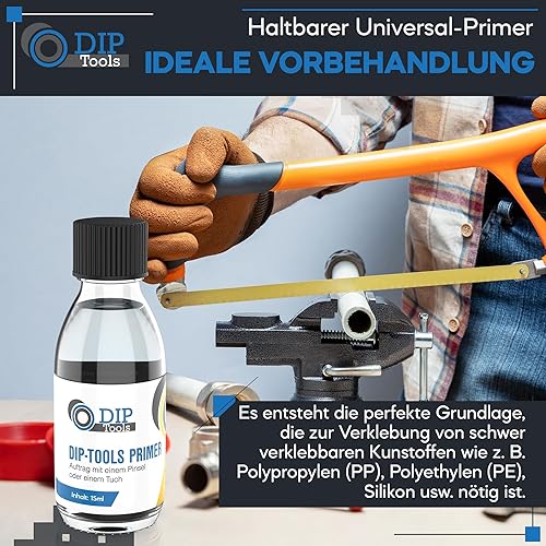 Primer universale durevole – Base adesiva per pretrattamento per plastiche pesanti come PP, PE, silicone – 15 ml - Honorern