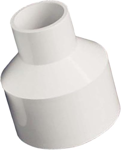 Adattatore convertitore riduttore per tubo flessibile per aspiratore, raccordi per tubi di aspirazione, collettore di polveri, accessorio di fissaggio in PVC (da 50 mm a 75 mm) - Honorern