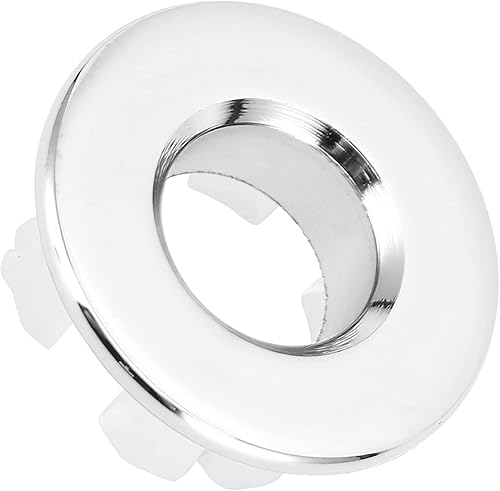 Anello di Copertura per Troppopieno della Vasca, Sanitari Bagno Lavandino in Ceramica Finitura per Lavabo Inserto in Ottone nel Foro Tappi Rotondi in Rame Accessorio per Anello Circolare(ottone) - Honorern