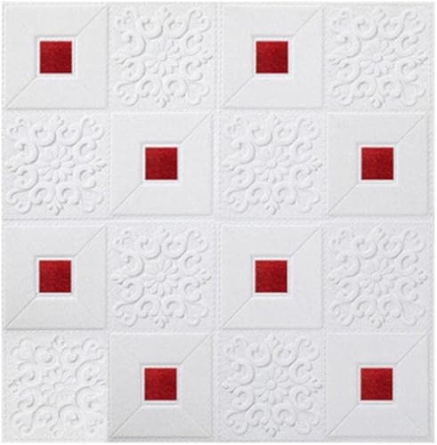 Adesivi Murali Stereo 3D Pannelli Decorativi Per Soffitto Autoadesivi Tetto Schiuma Carta Da Parati Soggiorno Decorazioni Per La Casa Camera Da Letto TV Sfondo-B,1pc 70x70x0.3cm - Honorern