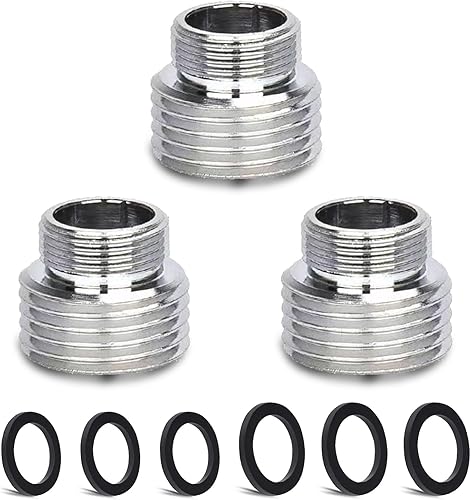 3 Pezzi Adattatore per Rubinetto, CNYMANY Maschio M20 mm a Maschio M16 mm per rubinetto da cucina adattatore per rubinetto da lavandino collegamento tubo da giardino filtro dell'acqua - Honorern