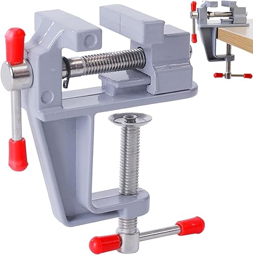 Morsa da tavolo, morsa per banco da lavoro, morsetti multiuso in lega di alluminio, morsetto per morsa portatile, morsetto da tavolo per lavori all'aperto, lavorazione del legno, casa - Honorern