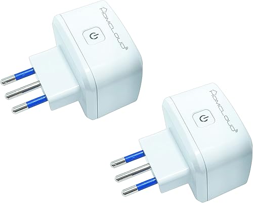 Confezione da 2 di Spina Intelligente Wi-Fi Italiana 10A, Presa Smart wifi, Timer e Controllo da APP, Compatibile con  Alexa e Google Assistant - Honorern