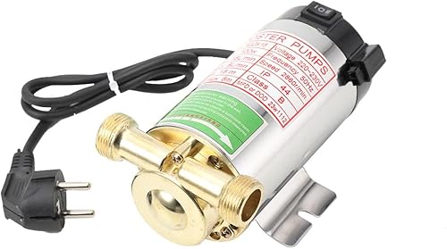 ECUTEE Pompa Automatica Booster Acqua 100W, Pompa di Circolazione Pompa dell'Acqua Calda Booster con Interruttore Automatico Flusso d'Acqua, Pompa di Pressione per Doccia Domestico, 16L/Min - Honorern