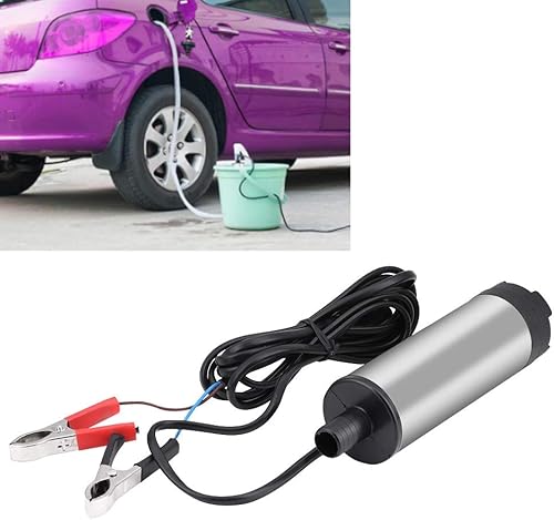 Ejoyous Pompa sommergibile 51 mm, Pompa acqua DC 12 V Autoadescante, Pompa sommergibile in Acciaio Inox 30 L/Min Pompa di Trasferimento Carburante per Auto, Caravana, Barca - Honorern