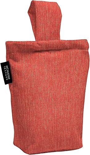 Lazio - Fermaporta in tessuto non imbottito, 21 x 17 cm, colore: carta da zucchero - Honorern