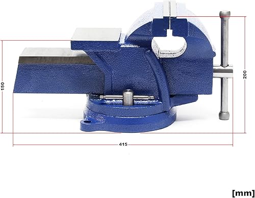 Wiltec Morsa da banco Heavy Duty 150mm con Incudine e ganascia di serraggio per sollecitazioni Pesanti - Honorern