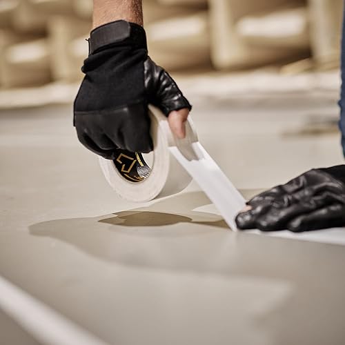 Defender EXA-Tape Value W 50 - Nastro adesivo in tessuto, bianco, lucido, 50 mm x 50 m - Honorern