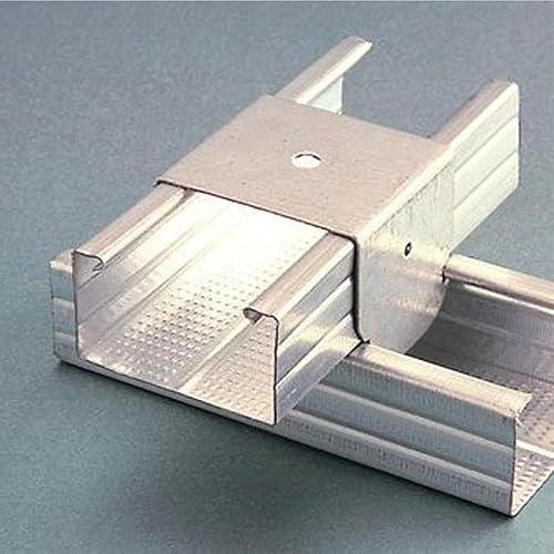 Gancio Cavaliere per Cartongesso 100 PEZZI per incrocio doppia struttura 27/50 - Gancio a scatto doppia struttura - Honorern