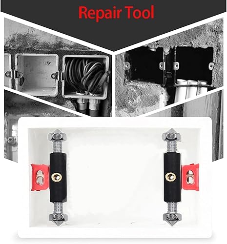 10 pezzi per montaggio a parete scatola interruttore riparazione strumento interruttore presa scatola inferiore riparazione cassetta riparazione scatola di giunzione(Tipo di isolamento) - Honorern