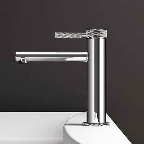 Mai & Mai Rubinetto Miscelatore Monocomando, Rubinetto Bagno Lavabo Bidet Lavandino18.1cm WAO-7601 Bianco Opaco - Honorern
