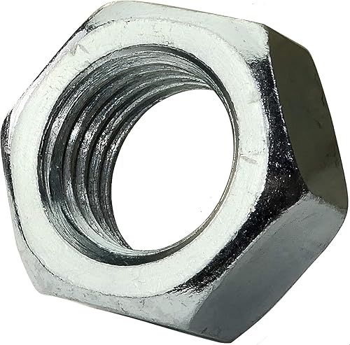 Set di 20 - Dadi esagonali a 6 lati - Parti metalliche/Distaccato/Serraggio/Assemblaggio - Acciaio zincato 8.8 - Filettatura M22 metrica femmina - Fai da te - DIN 934 - Argento - C45721 - Honorern