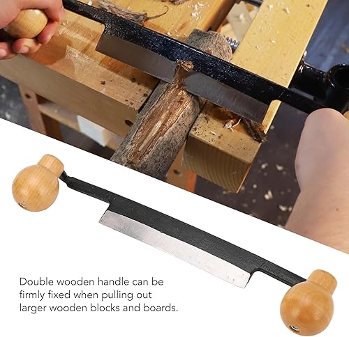 Coltello da Barba Draw, Coltello a Lama d'Acciaio al tungsteno per scortecciare la Corteccia, Coltello da Barba dello Strumento di Disegno Diritto, Strumento Manuale scortecciatura - Honorern