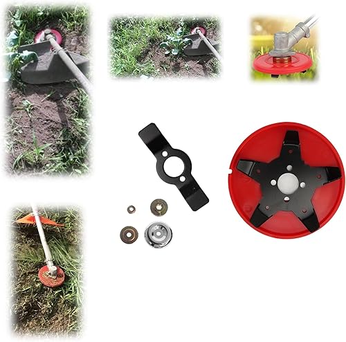Disco da diserbo, Disco da diserbo per tosaerba universali, Piastra di diserbo multifunzionale per la stagione per decespugliatore Lama per erbacce Mangia erbacce (2) - Honorern
