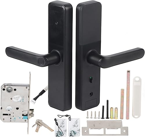 5 in 1 Tuya Smart Lock Serratura Impronte Digitali Carta IC Password Chiave Meccanica App per Cellulare Sblocco Serratura Elettronica Intelligente Casa Hotel Appartamento Porta Adatto - Honorern