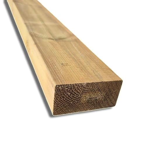 Listello in Legno Impregnato Pino Nordico da 150 cm, sezione 48x98 mm - Honorern