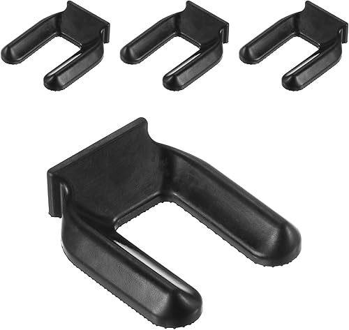 QUARKZMAN Ruota Tappi 4pz 6,5cm Mobili Tappi Mobili Ruota Rotella Tazze Gomma Non -Slip Piede Tappetini Letto Ruote Fermi per Divani Letti Duri Pavimenti Nero - Honorern