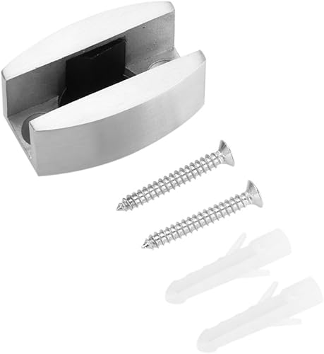 guida per porta scorrevole-Duokon Guida plastica Porta Scorrevole in Vetro Sostituzione della Guida Inferiore del Pavimento in Acciaio Inossidabile 304 per Porte scorrevoli Senza Telaio - Honorern