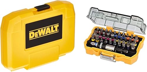 DEWALT DT7612-XJ sistema completo “flip&drive” - set composto da 10 pezzi assortiti & DT7969-QZ Set Avvitatura Composto da 32 Pezzi Assortiti, Adattatore Magnetico 1/4' - Honorern