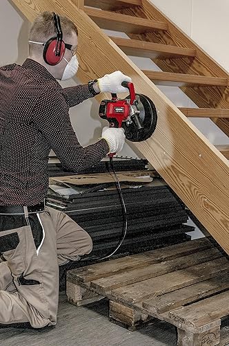 kwb by Einhell Spazzola abrasiva in acciaio (Ø 180 mm per metallo, legno, cemento, mattoni - adatta per smerigliatrice per pareti e cemento TE-DW 180) - Honorern