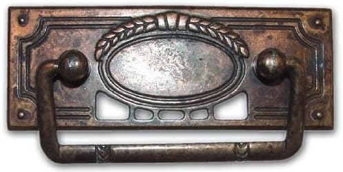 Maniglia Maniglietta per Mobili Ottone Antico Metal Style 100x46 mm - Honorern