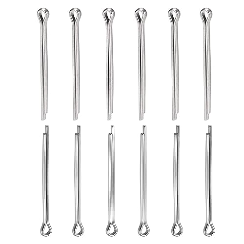 2.5mm x 35mm (DxL) Coppiglia Clip Perni - 30pz - Buono per Macchine - 304 Inossidabile Acciaio Forcina Elementi fissaggio - Argento - Honorern