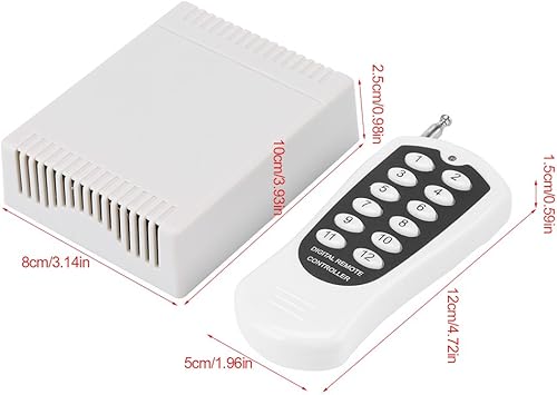12V 12 canali wireless telecomando automazione industriale controllo del movimento controller (telecomando) - Honorern