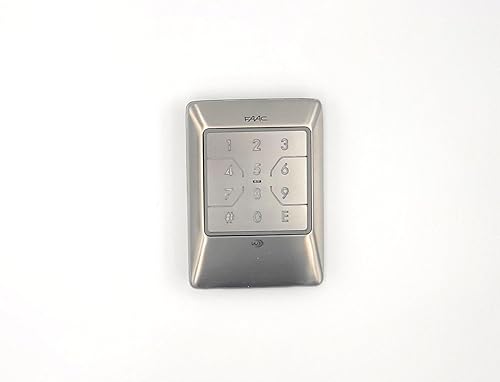 FAAC tastiera a codice xkpw - acciaio inox - radio - 868 mhz 404038 - Honorern