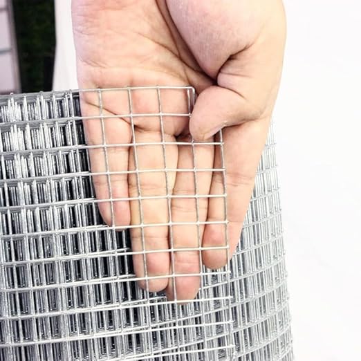 RETELANDIA - Rete ZINCATA Maglia 13X13 mm, h 100 cm x 10 m, Ideale per Voliere, Gabbie Animali e Filtri - Honorern