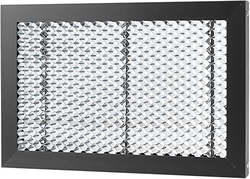 Tavolo da Lavoro A Nido d'Ape, Accessori per Incisore Laser in Ferro da 30x20x2.2cm /11.81x7.87x0.87 Pollici per Una Rapida Dissipazione del Calore e Protezione del Desktop - Honorern