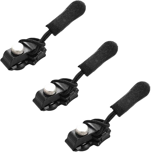 OHREN Cursore Cerniera Ricambio universale 6 pezzi- cerniere in Nylon Plastica Metallo #3#5#8, riparazione facile per Zip Puller rotto - Honorern