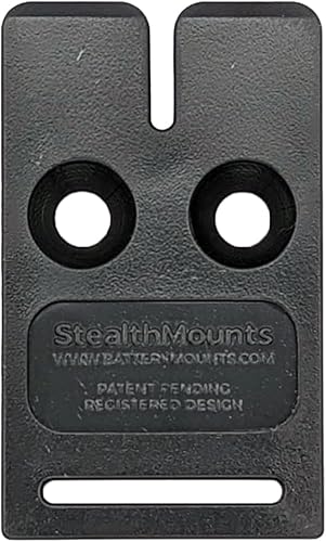 StealthMounts Bin Buddy Mount | Confezione da 8 supporti neri per bidoni | Packout, Ridgid AEG & Keter Bin Compatiable | Prodotto nel Regno Unito - Honorern