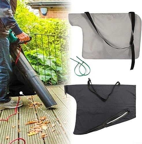 Sacco di ricambio per soffiatore da giardino con maggiore efficienza della polvere (nero) - Honorern