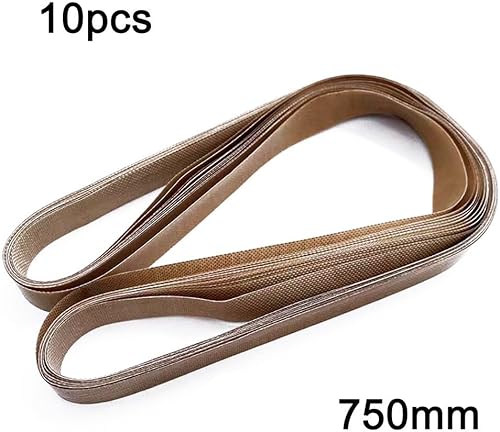 10 cinghie in PTFE per sigillatrice continua FR-900 FR770 750 x 15 770 x 15 810 x 15, accessorio per tenuta termica, per uso industriale in varie applicazioni (770 mm x 15 mm x 0,2 mm) - Honorern