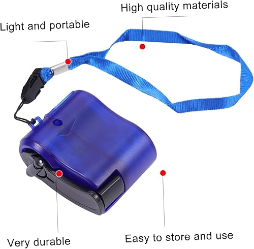 1 Pc generatore manuale power bank di emergenza generatore di corrente a manovella caricatore portatile caricatore usb Alimentazione elettrica fonte di alimentazione da campeggio - Honorern