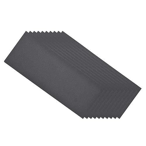 Fogli Abrasivi Bagnata Asciutta, 9' x 3,6' Grana 500 Fogli Carta Vetrata al Carburo di Silicio - (Applicazioni: per Cartongesso Legno Metallo), 10pz - Honorern