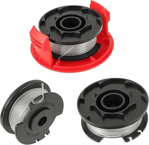 Bobina di Filo per Einhell GE-CT 18/28 Li e GE-CT 18/28 Li TC, Lunghezza 5 m Ø 1,6 mm (3 Bobine + 1 Tappo) - Honorern