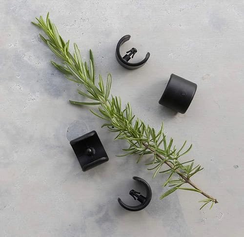 Lafuma Mobilier Set di 4 piedini per sedie a sdraio, Diametro: 20 mm, Colore: Antracite, LFM2843-1229 - Honorern