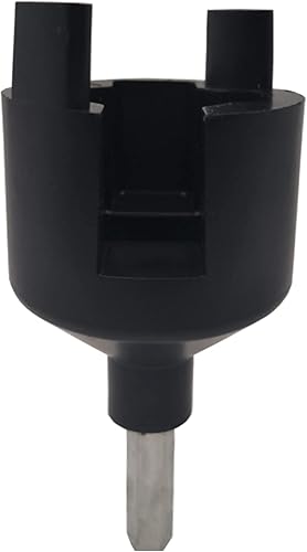 Mandrino elettrico per recinzioni isolanti, viti per recinzioni elettriche, in plastica, per trapano, rende la vite isolante più veloce e facile da installare senza viti a mano (nero) - Honorern