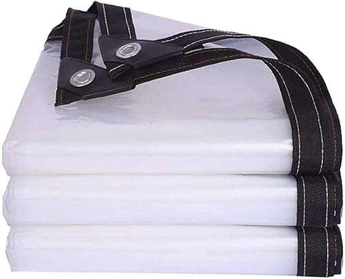 Telone Impermeabile Trasparente 2x4m, Telo Pvc Occhiellato Trasparente, Telone Copertura Protezione Piante Teloni Telo Impermeabile Di Plastica Trasparente Con Occhielli - Honorern